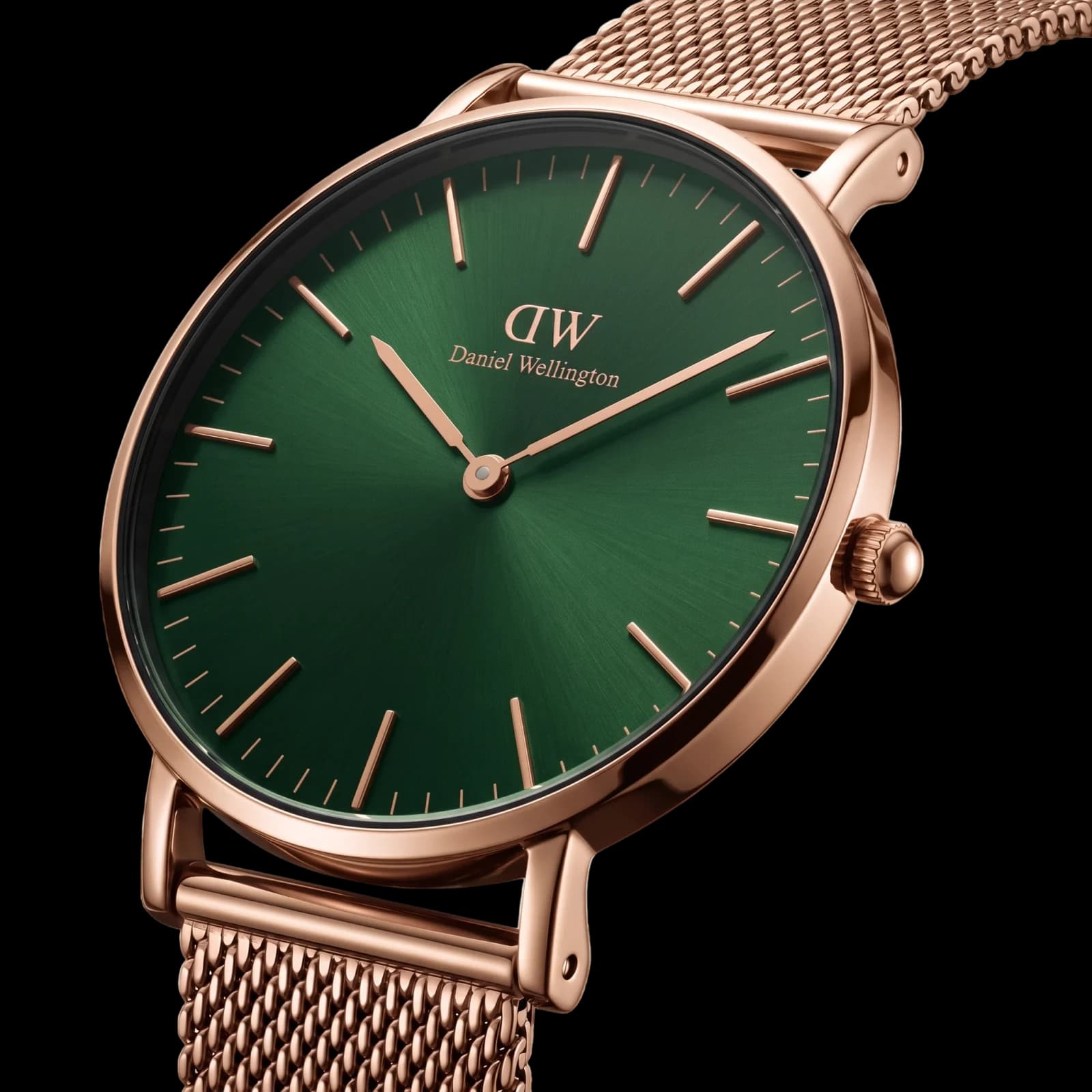 Montre Classique Élégante Rose Gold