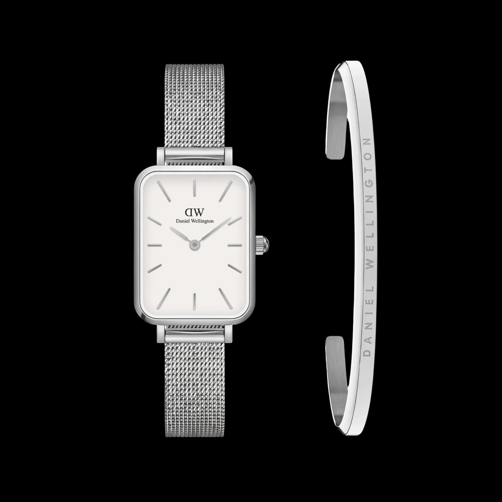 Montre Élégante Noir & Rose Gold