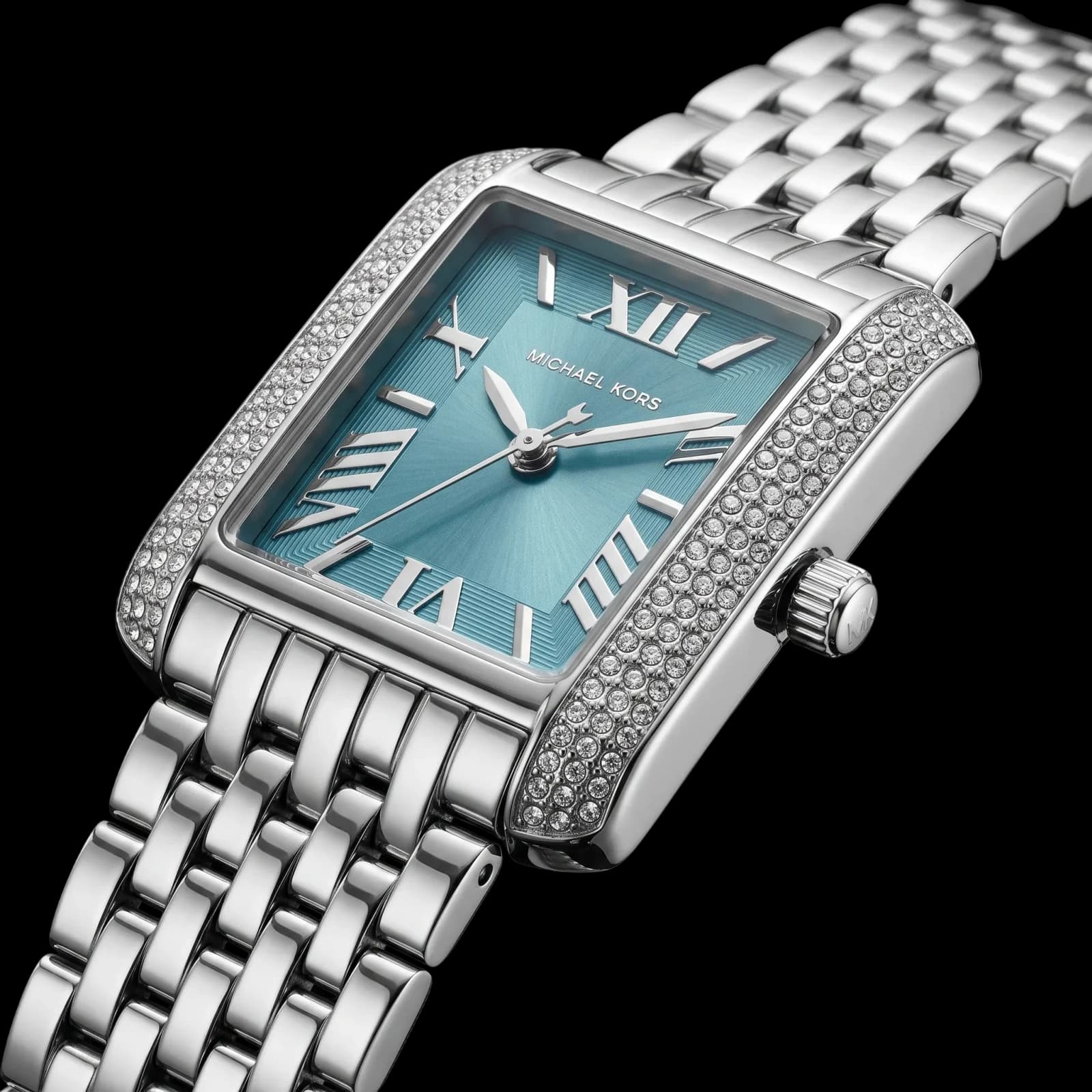Montre Emery Petite Argentée à Pavé