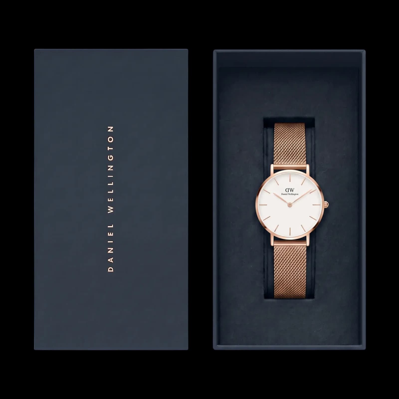 Montre Classique Élégante Rose Gold