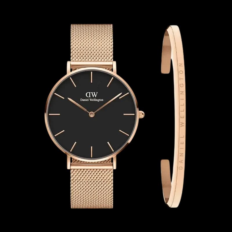 Montre Classique Élégante Rose Gold