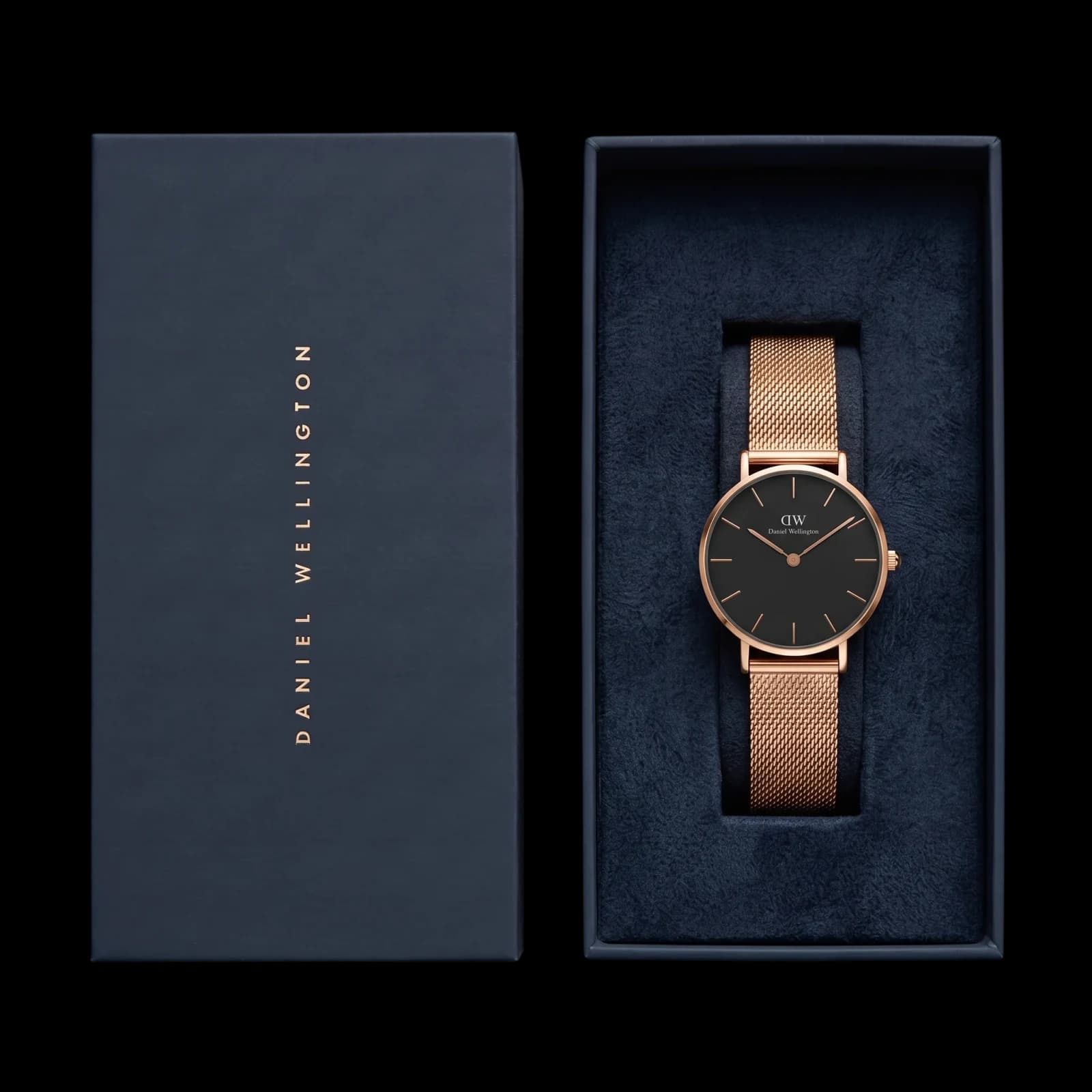 Montre Classique Élégante Rose Gold